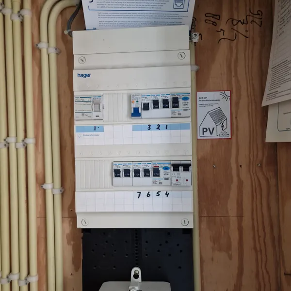 Elektrische installatie detail